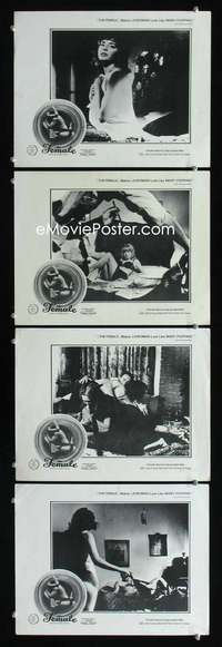 f060 FEMALE 4 movie lobby cards '68 Isabel Sarli, Lord how many times!