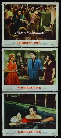 f350 JAILHOUSE ROCK 3 movie lobby cards '57 classic Elvis Presley!