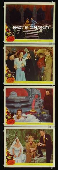 f215 YOLANDA & THE THIEF 4 movie lobby cards '45 Fred Astaire, Bremer