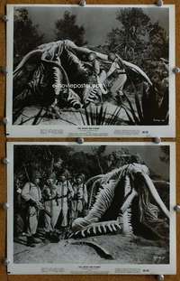 h978 ANGRY RED PLANET 2 8x10 movie stills '60 Gerald Mohr, AIP sci-fi!