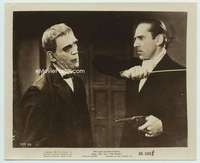 h851 RAVEN 8x10 movie still R49 Boris Karloff, Bela Lugosi w/gun!
