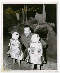 h103 TIME TRAVELERS signed candid 8x10 movie still '64 by FJ Ackerman