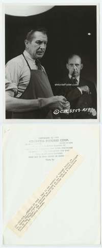 h879 TINGLER 8x10 movie still '59 Vincent Price does autopsy!