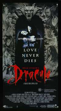 h155 BRAM STOKER'S DRACULA Australian daybill movie poster '92 Coppola