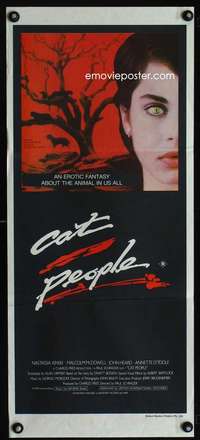h156 CAT PEOPLE Australian daybill movie poster '82 Nastassja Kinski