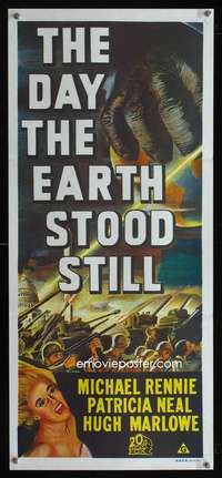 h160 DAY THE EARTH STOOD movie still Aust daybill R70s classic!
