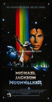 h190 MOONWALKER Australian daybill movie poster '88 Michael Jackson