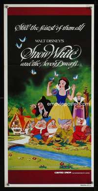 h209 SNOW WHITE & THE SEVEN DWARFS Australian daybill movie poster R83