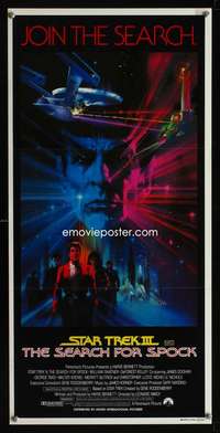 h213 STAR TREK III Australian daybill movie poster '84 Leonard Nimoy, Shatner