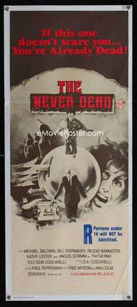 h197 PHANTASM Australian daybill movie poster '79 The Never Dead, horror!