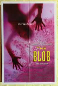 k115 BLOB one-sheet movie poster '88 Kevin Dillon, sci-fi remake!