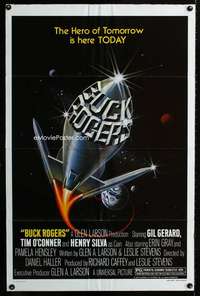 k138 BUCK ROGERS style A 1sh '79 classic sci-fi comic strip, The Hero of Tomrorrow is here Today!