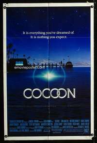 k172 COCOON one-sheet movie poster '85 Ron Howard classic, Don Ameche