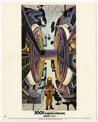 k015 2001 A SPACE ODYSSEY color 8x10 movie still #13 '68 inside ship!