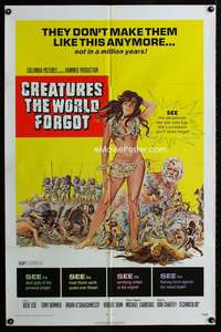 k183 CREATURES THE WORLD FORGOT one-sheet movie poster '71 sexy Julie Ege!