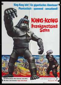 h035 KING KONG ESCAPES German movie poster '68 Toho, Ishiro Honda