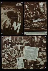 h050 M German movie program R60s Fritz Lang, Peter Lorre