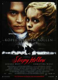 h039 SLEEPY HOLLOW German movie poster '99 Johnny Depp, Ricci
