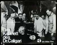 h041 CABINET OF CALIGARI German movie lobby card R60s Robert Bloch