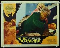 h295 ATOM AGE VAMPIRE movie lobby card #4 '63 monster close up!