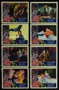 h493 BAT 8 movie lobby cards '59 Vincent Price, many cool images!