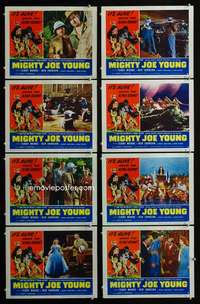 h522 MIGHTY JOE YOUNG 8 movie lobby cards R53 first Ray Harryhausen!