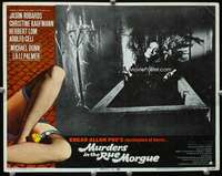 h411 MURDERS IN THE RUE MORGUE movie lobby card #7 '71 Edgar A. Poe