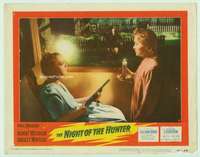 h416 NIGHT OF THE HUNTER movie lobby card '55 Robert Mitchum, Gish