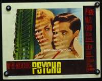 h426 PSYCHO movie lobby card #1 '60 Janet Leigh & John Gavin c/u!