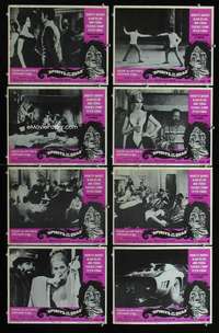 h531 SPIRITS OF THE DEAD 8 movie lobby cards '69 Fellini, sexy Bardot!