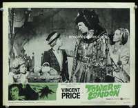 h468 TOWER OF LONDON movie lobby card #5 '62 Vincent Price, Corman