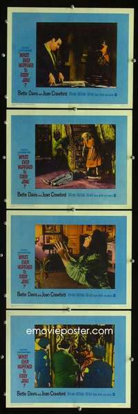 h577 WHAT EVER HAPPENED TO BABY JANE 4 movie lobby cards '62 Davis