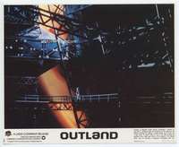 k038 OUTLAND mini movie lobby card #2 '81 in giant space station!