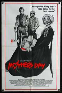 k476 MOTHER'S DAY one-sheet movie poster '80 wild horror comedy image!