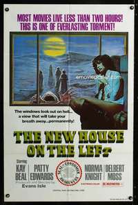 k494 NEW HOUSE ON THE LEFT one-sheet movie poster '75 Night Train Murders