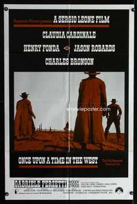 k518 ONCE UPON A TIME IN THE WEST one-sheet movie poster R84 Sergio Leone