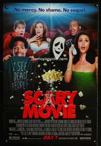 k581 SCARY MOVIE advance one-sheet movie poster '00 Wayans horror spoof!