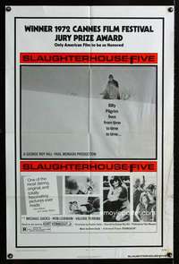 k593 SLAUGHTERHOUSE FIVE one-sheet movie poster '72 Kurt Vonnegut, Sacks