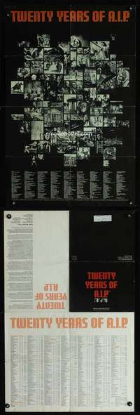 h113 TWENTY YEARS OF AIP special movie poster '76 the best!