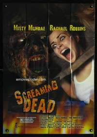 h114 SCREAMING DEAD special movie poster '03 monster image!