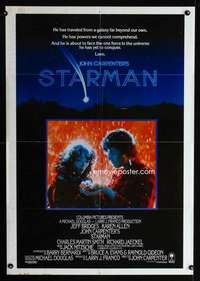 k620 STARMAN int'l one-sheet movie poster '84 John Carpenter, Jeff Bridges