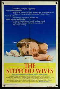 k621 STEPFORD WIVES one-sheet movie poster '75 Katharine Ross sci-fi!
