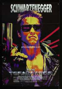 k637 TERMINATOR video one-sheet movie poster R91 Arnold Schwarzenegger