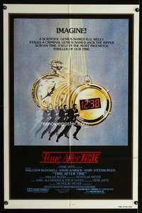 k648 TIME AFTER TIME int'l one-sheet movie poster '79 cool different image!