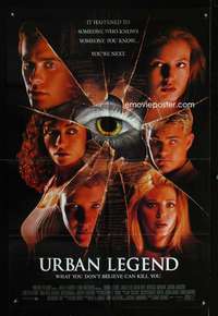 k664 URBAN LEGEND DS one-sheet movie poster '98 Alicia Witt, Jared Leto
