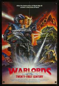 k685 WARLORDS OF THE 21ST CENTURY one-sheet movie poster '82 apocalypse!