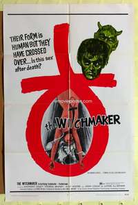 k704 WITCHMAKER one-sheet movie poster '69 wild horror, sex after death!