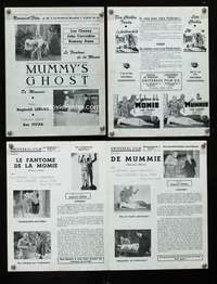 m288 MUMMY'S GHOST Belgian pb movie poster '44 Lon Chaney, horror!