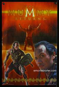 m089 MUMMY RETURNS Canadian commercial movie poster '01 Rock!