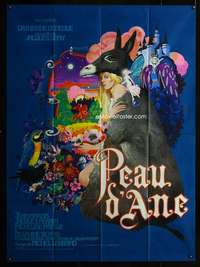 m097 DONKEY SKIN French one-panel movie poster '70 fantastic fantasy art!